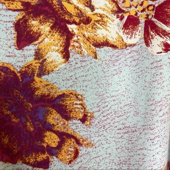 Anthropologie Tracy Reese Hawaiian Floral Fit Flare Dress - Picture 4 of 8